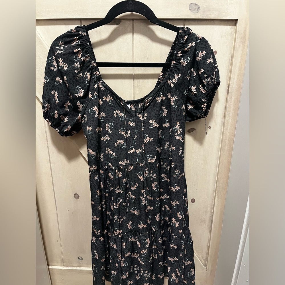 Floral Puff Sleeve Dress